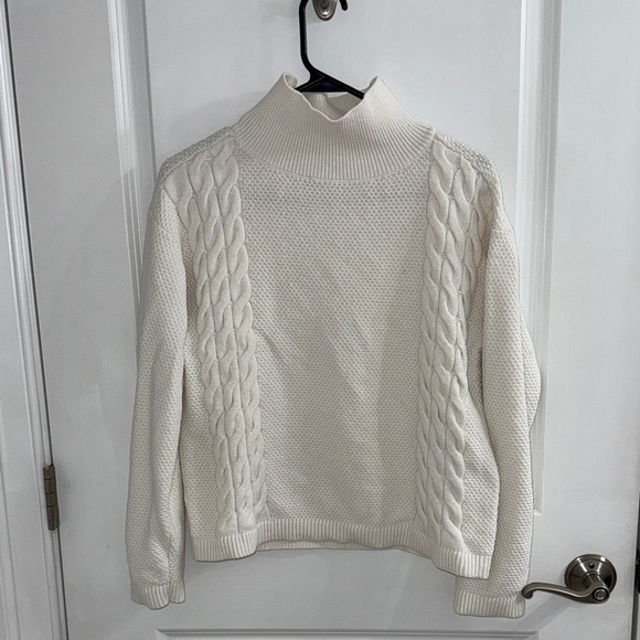 Ann Taylor Sweaters - Ann Taylor- The Weekend- Cream Cowl Neck Sweater
